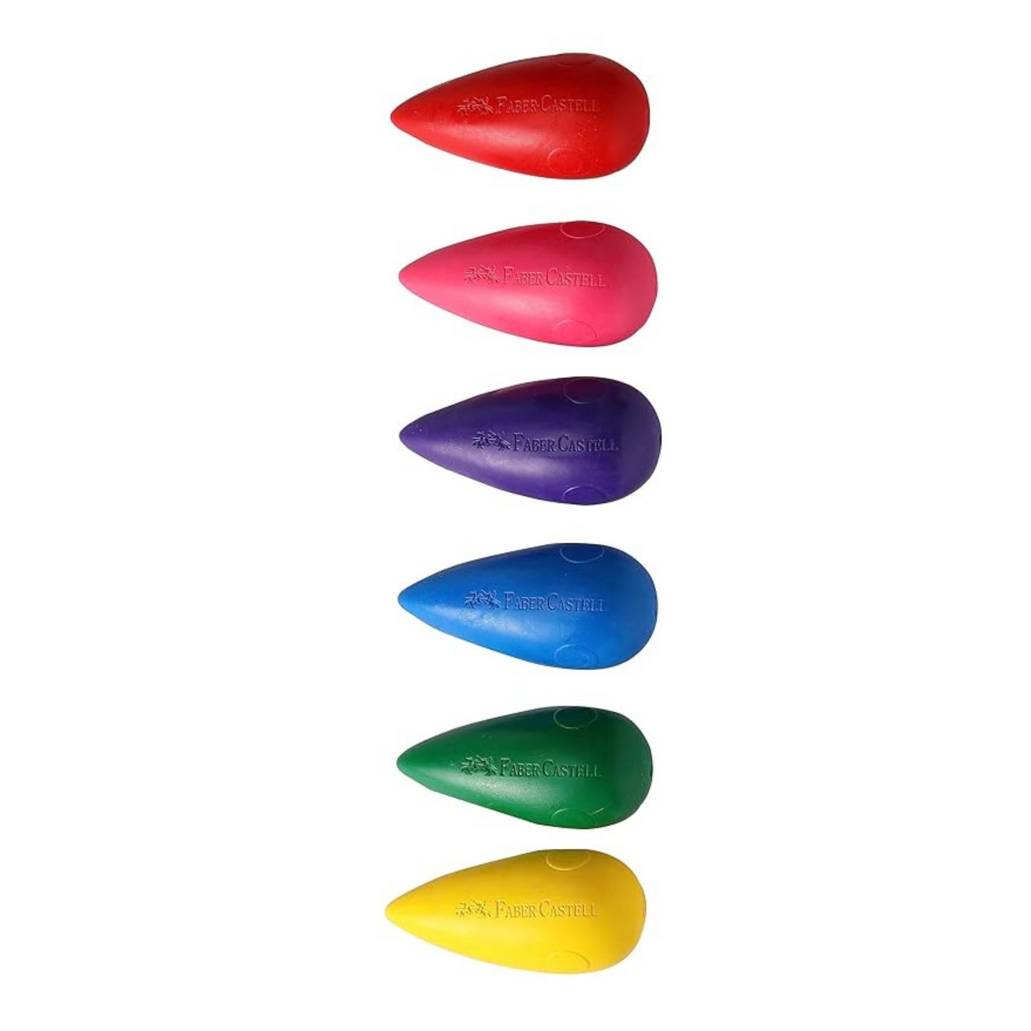 6 Grasp Crayons – Easy Grip, Fun Colours - Faber-Castell