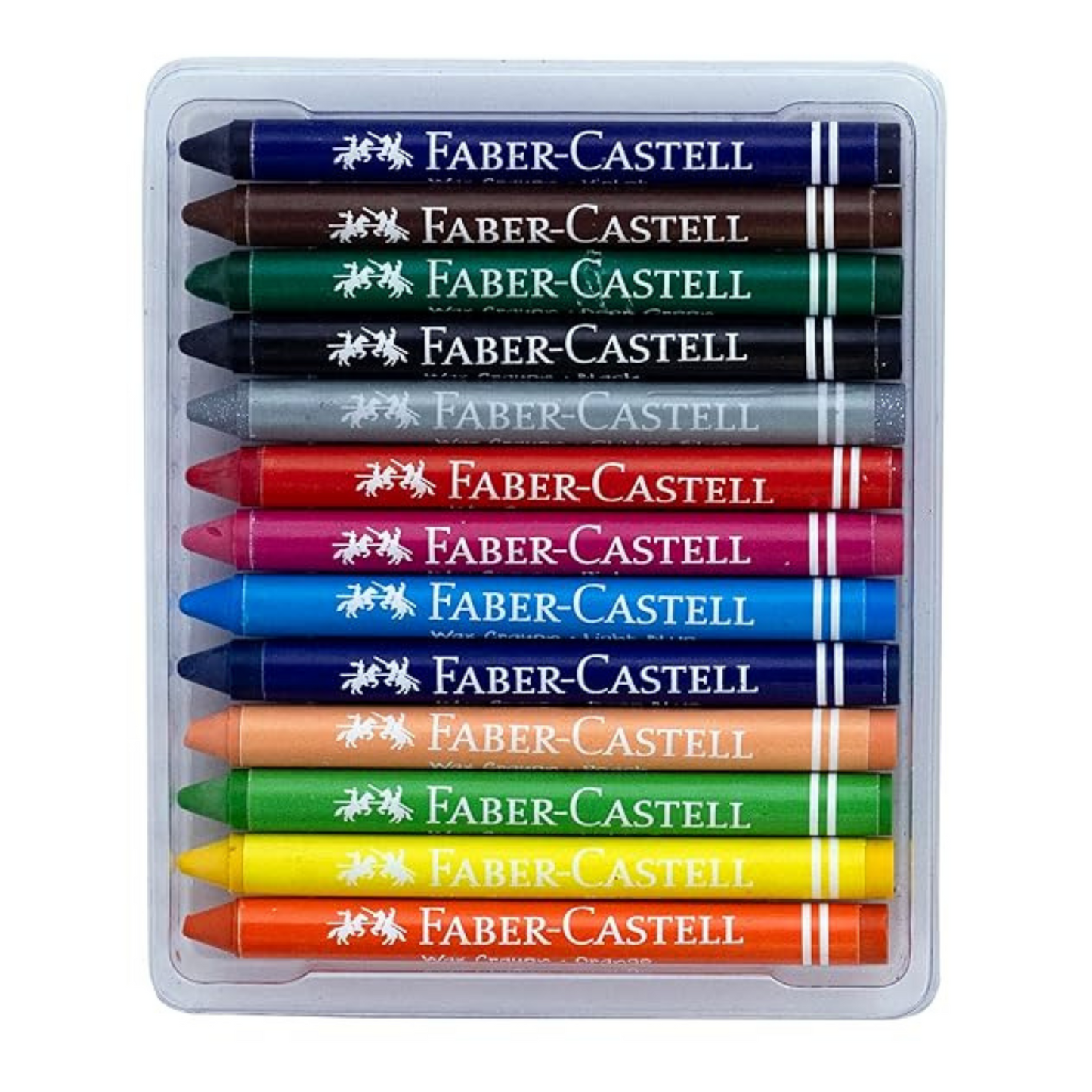 Wax Crayons Regular 90mm Set of 13 – Safe & Vibrant Colours - Faber-Castell