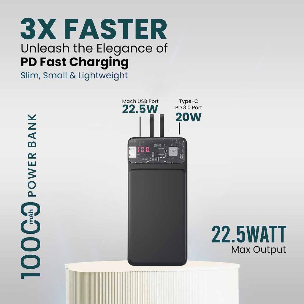 Wayona Clear Charge 10000mAh Power Bank