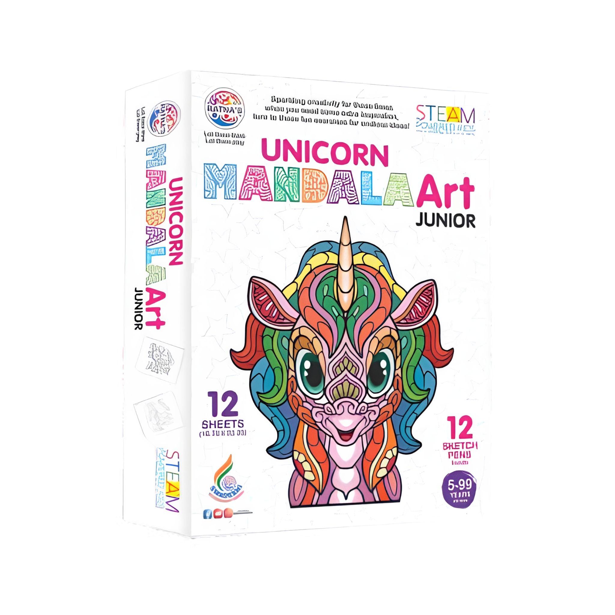 Unicorn Mandala Art Jr for Kids