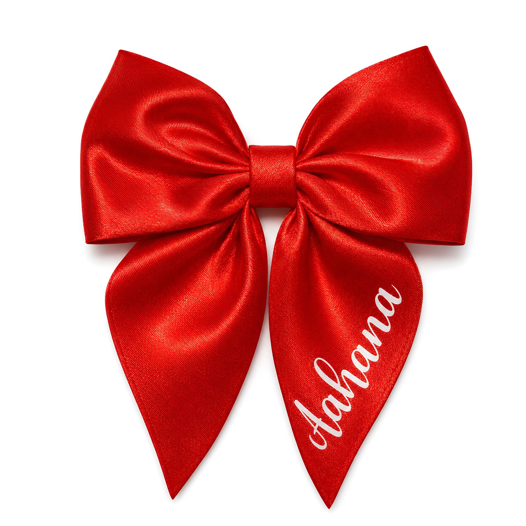 Personalised Name Satin Hair Bow