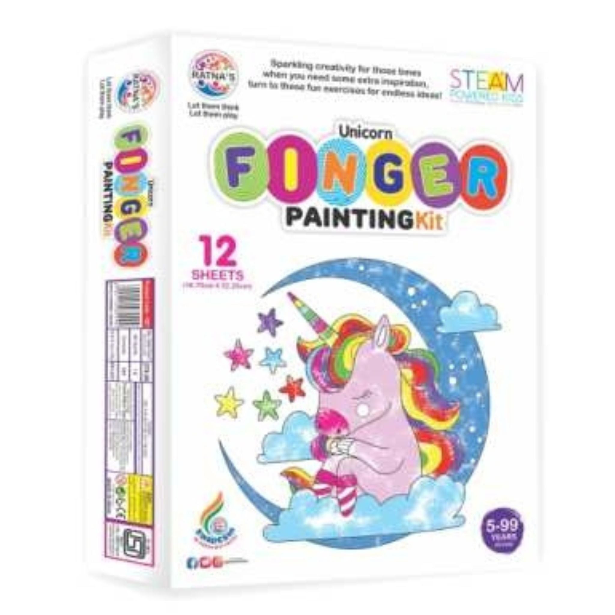 Unicorn Finger Painting Kit for Kids