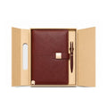 Offigifts Maroon Power Bank Organiser Diary with Pen
