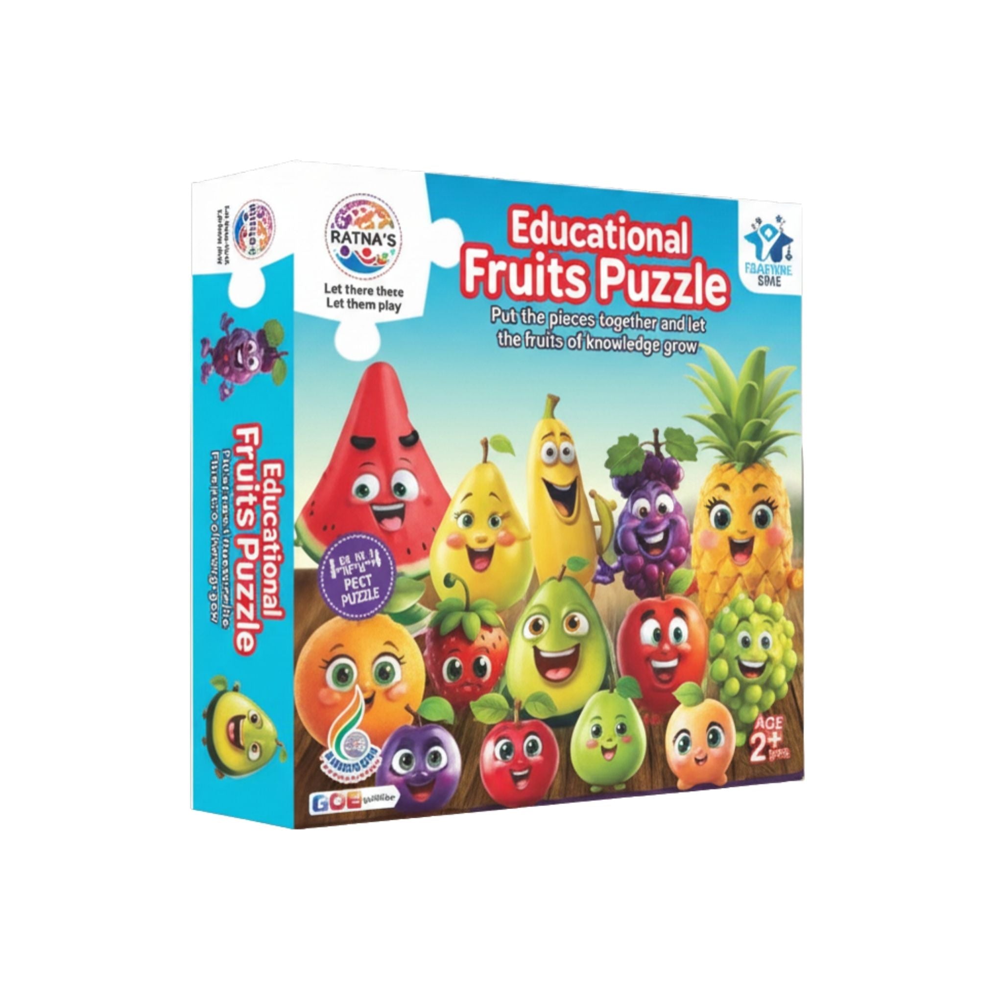 Fruits Educational Jigsaw Puzzle for Kids