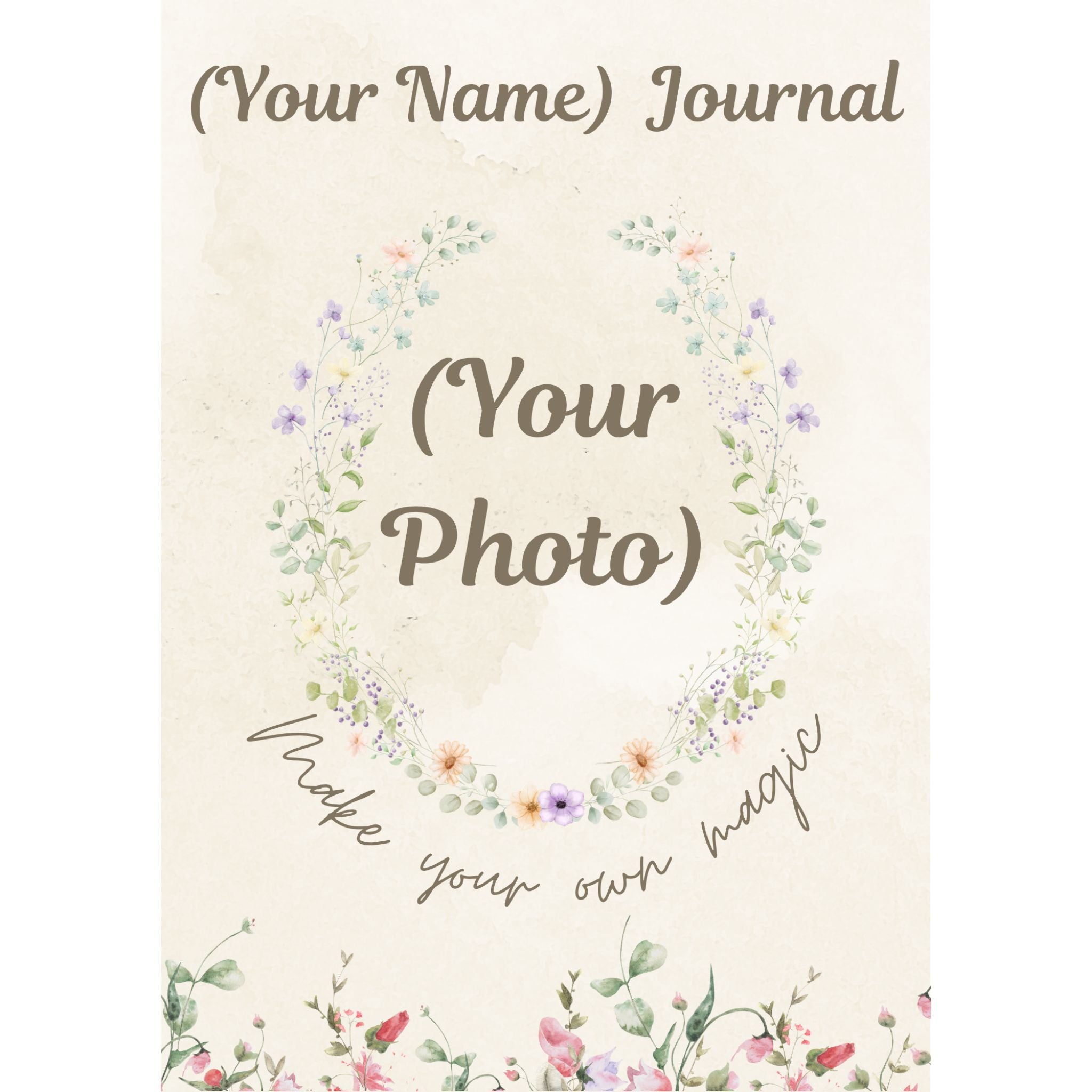 Personalized Journal with Photo and Name | Custom Memory Journal Gift