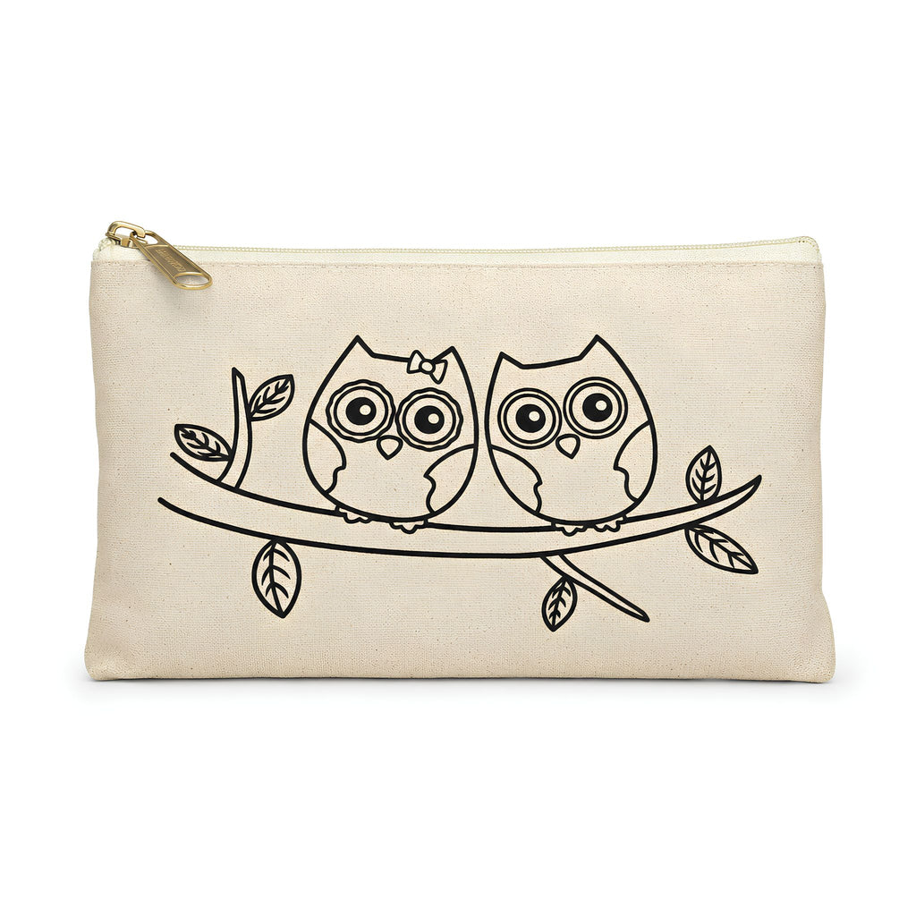 Colour-Your-Own Canvas Pouch with Multiple Designs