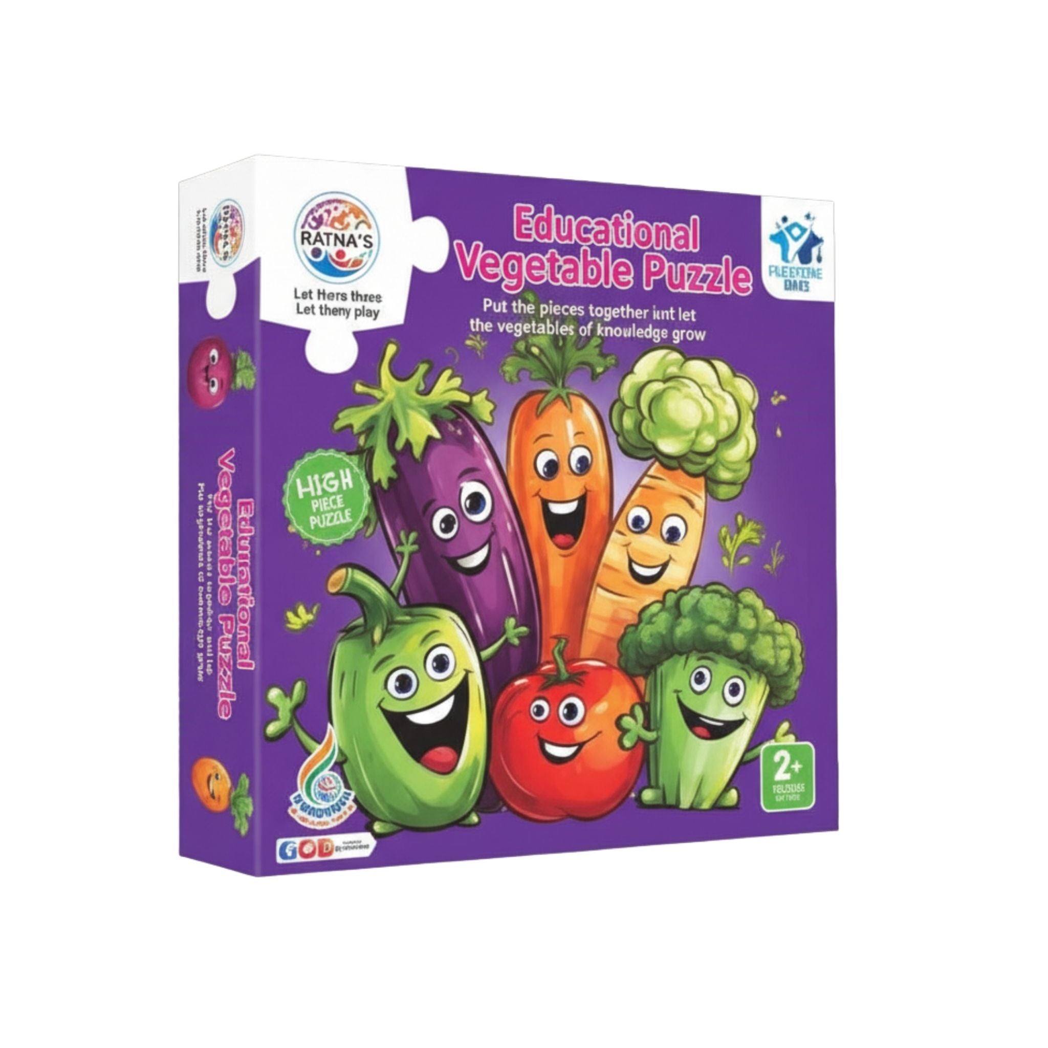 Vegetable Educational Jigsaw Puzzle for Kids