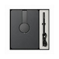 Offigifts Black Wireless Charging Power Bank Notebook Set