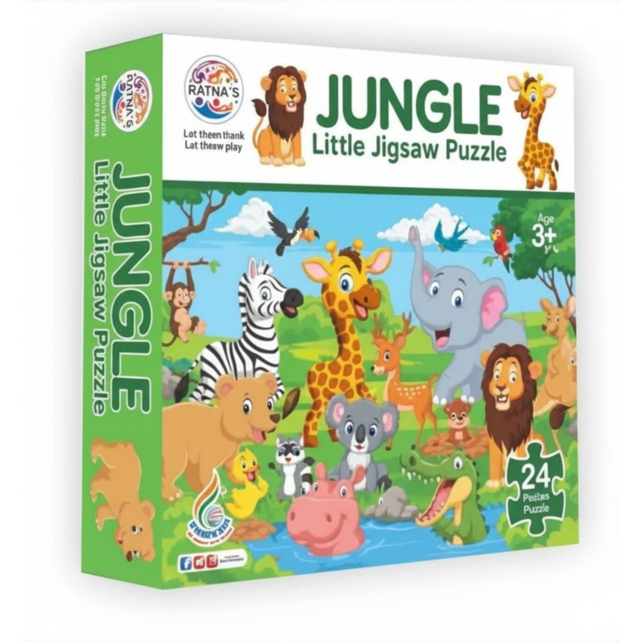 Jungle Little Jigsaw Puzzle for Kids