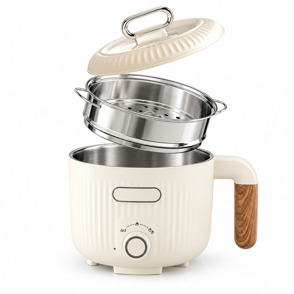 DigiLife Multi-Cook Electric Kettle with Steamer