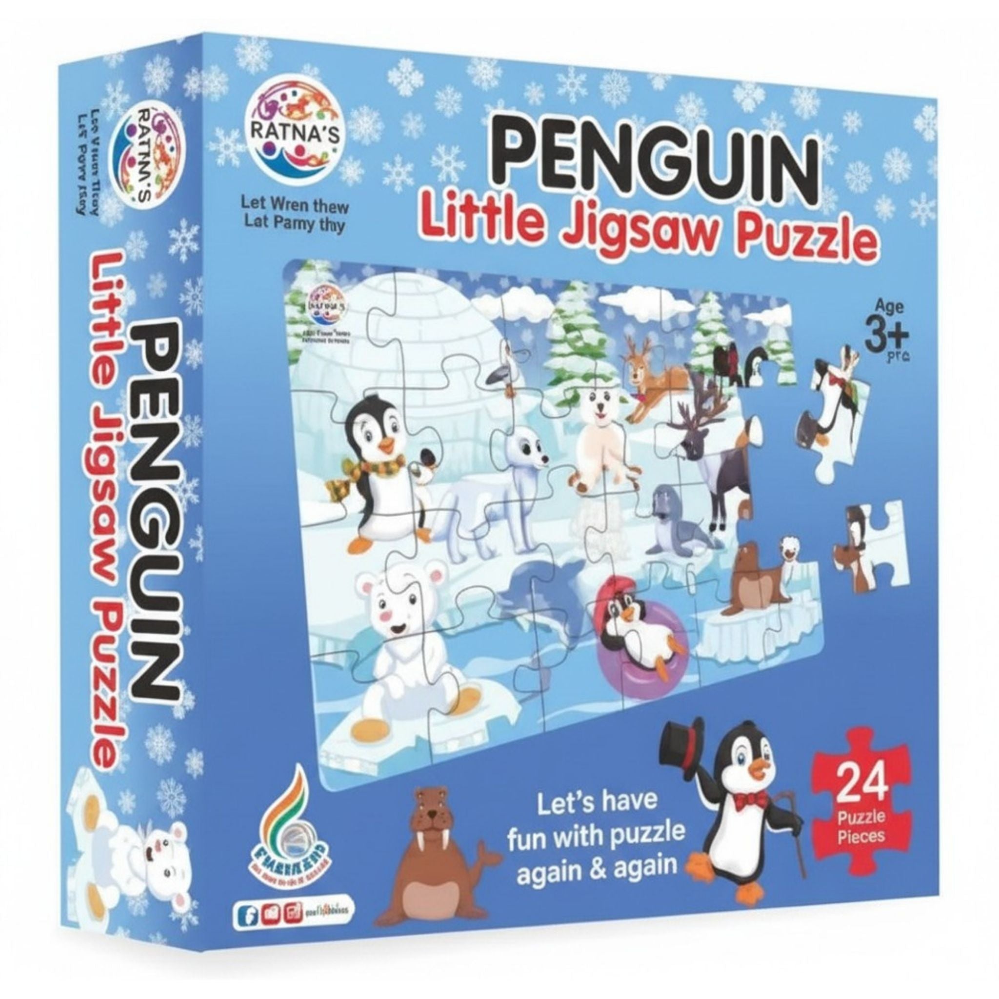 Penguin Little Jigsaw Puzzle for Kids
