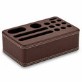 Offigifts Brown Multi-Slot Pen & Stationery Holder