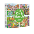 City & Village Life 4 in 1 Jigsaw Puzzle for Kids