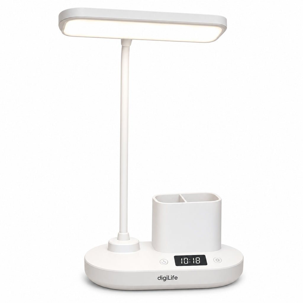 DigiLife Deskie Clock Edition Multifunctional Desk Lamp with Timer & Clock