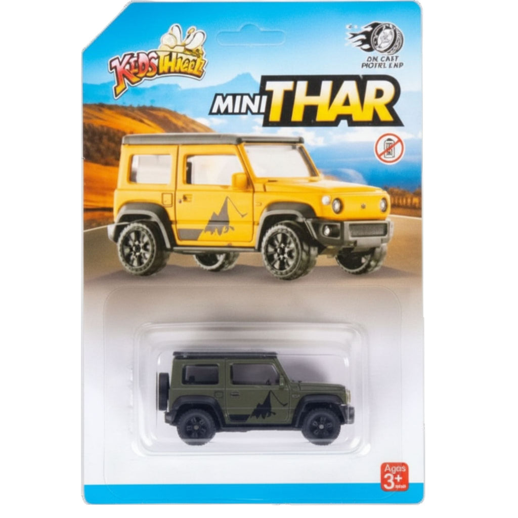 Die Cast Mini Thar Toy Car | Metal SUV Model for Kids