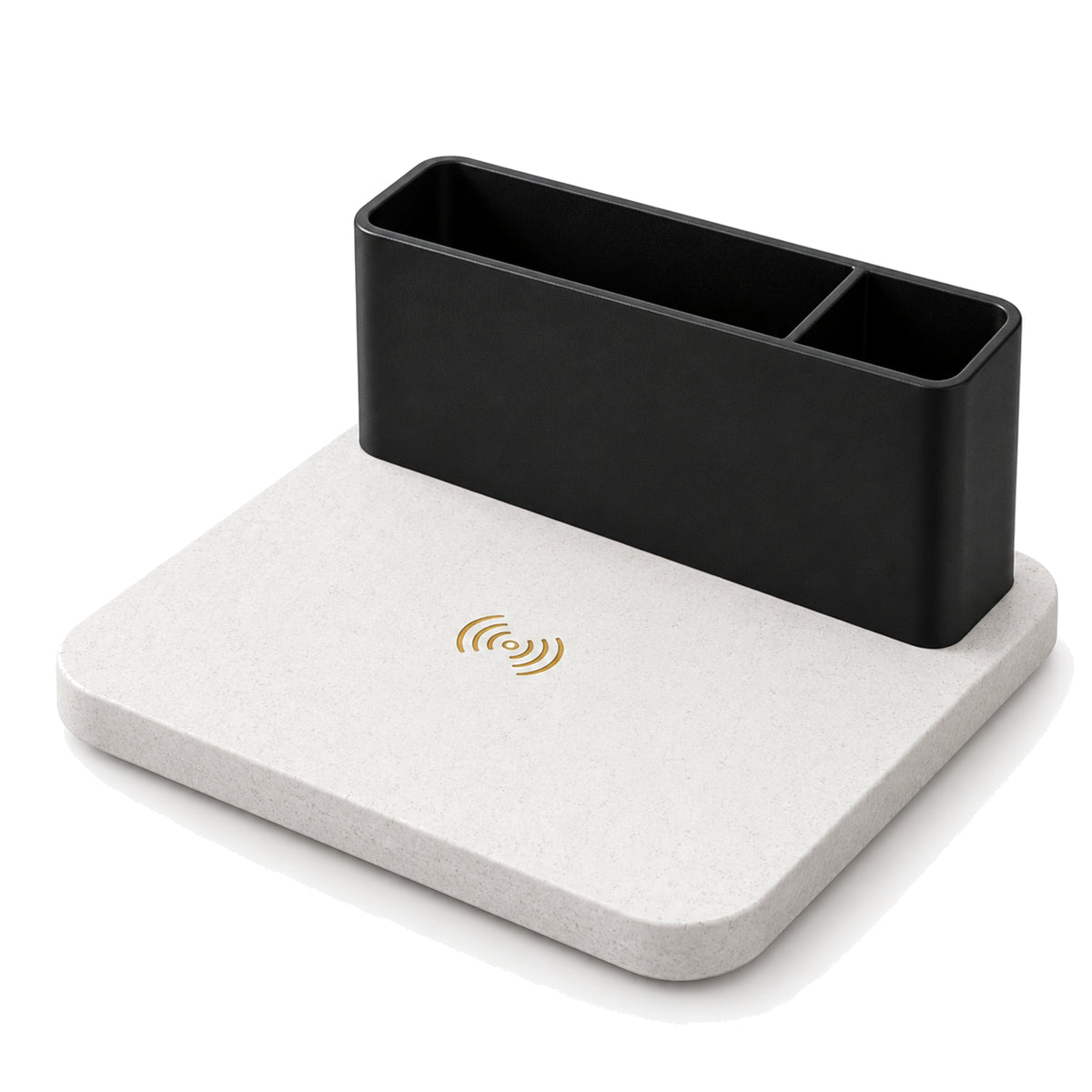 Wangari Streak Wireless Charger with Pen Holder