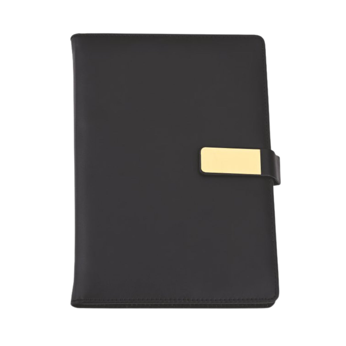 Black Soft PU Notebook A5 Notebook | Customisable Corporate Stationery