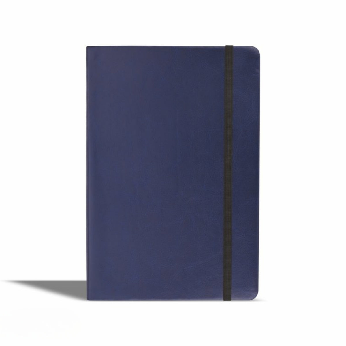 PU Elastic Navy Blue A5 Notebook | Customisable Corporate Stationery