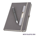 Lume Grey with Pen A5 Notebook | Customisable Corporate Stationery