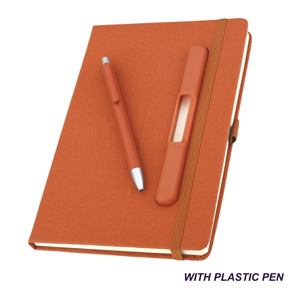 Lume Tan with Pen A5 Notebook | Customisable Corporate Stationery