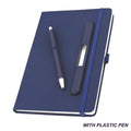 Lume Blue with Pen A5 Notebook | Customisable Corporate Stationery