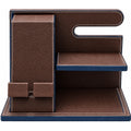 Offigifts Brown Standing Desk & Phone Organiser