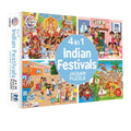 Indian Festivals 4 in 1 Jigsaw Puzzle for Kids