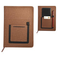 Pocket Brown A5 Notebook | Customisable Corporate Stationery