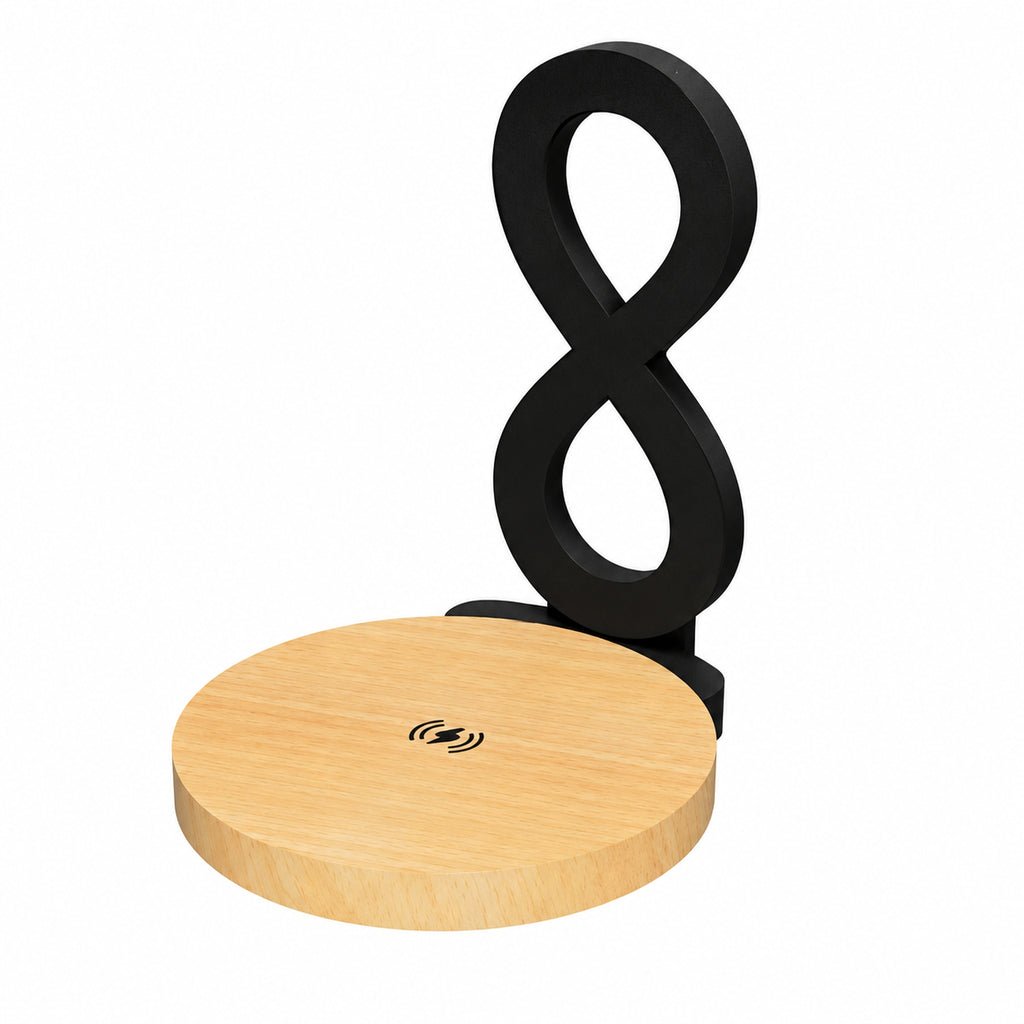 Wangari Olive with Snappits 15W Wireless Bamboo Charger