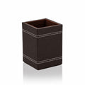 Offigifts Brown Desktop Pen Holder