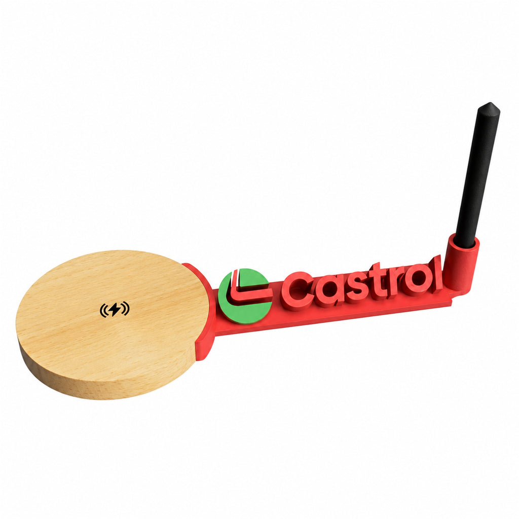 Wangari Olive with Snappits 15W Wireless Bamboo Charger