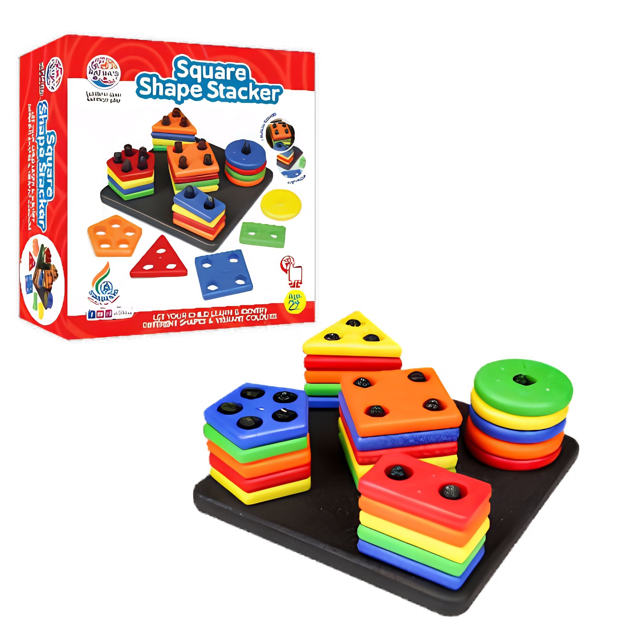 Shape Stacker Square for Kids