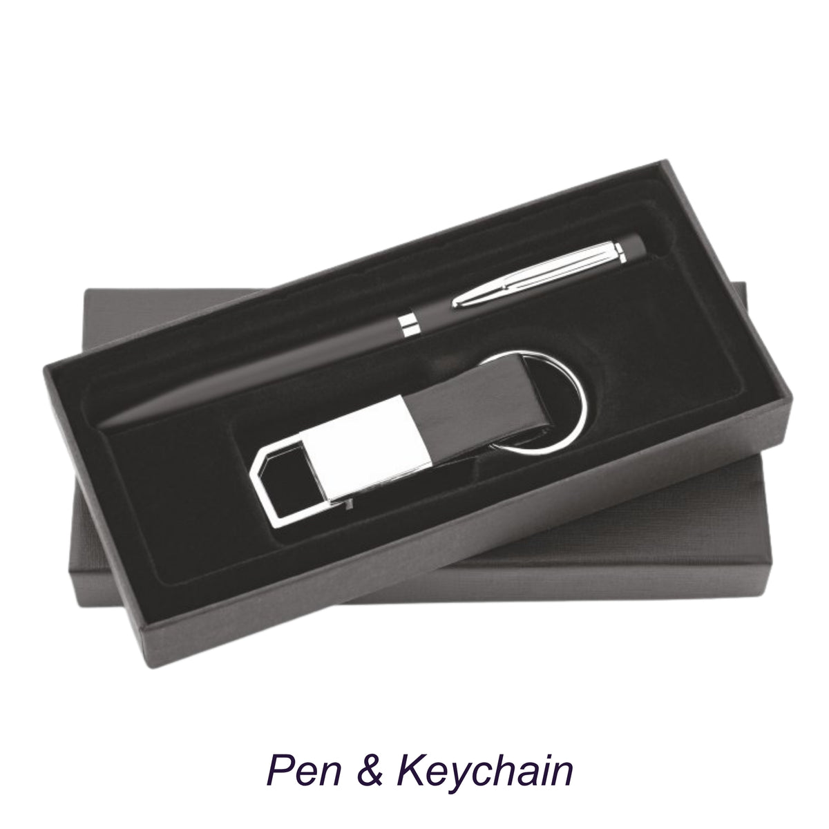 Pen & Keychain Corporate Gift Set | Customisable Business Gifting