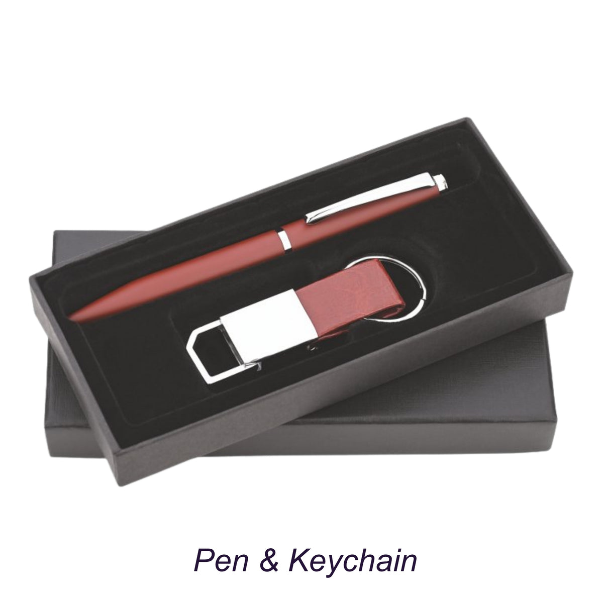 Pen & Keychain Corporate Gift Set | Customisable Business Gifting