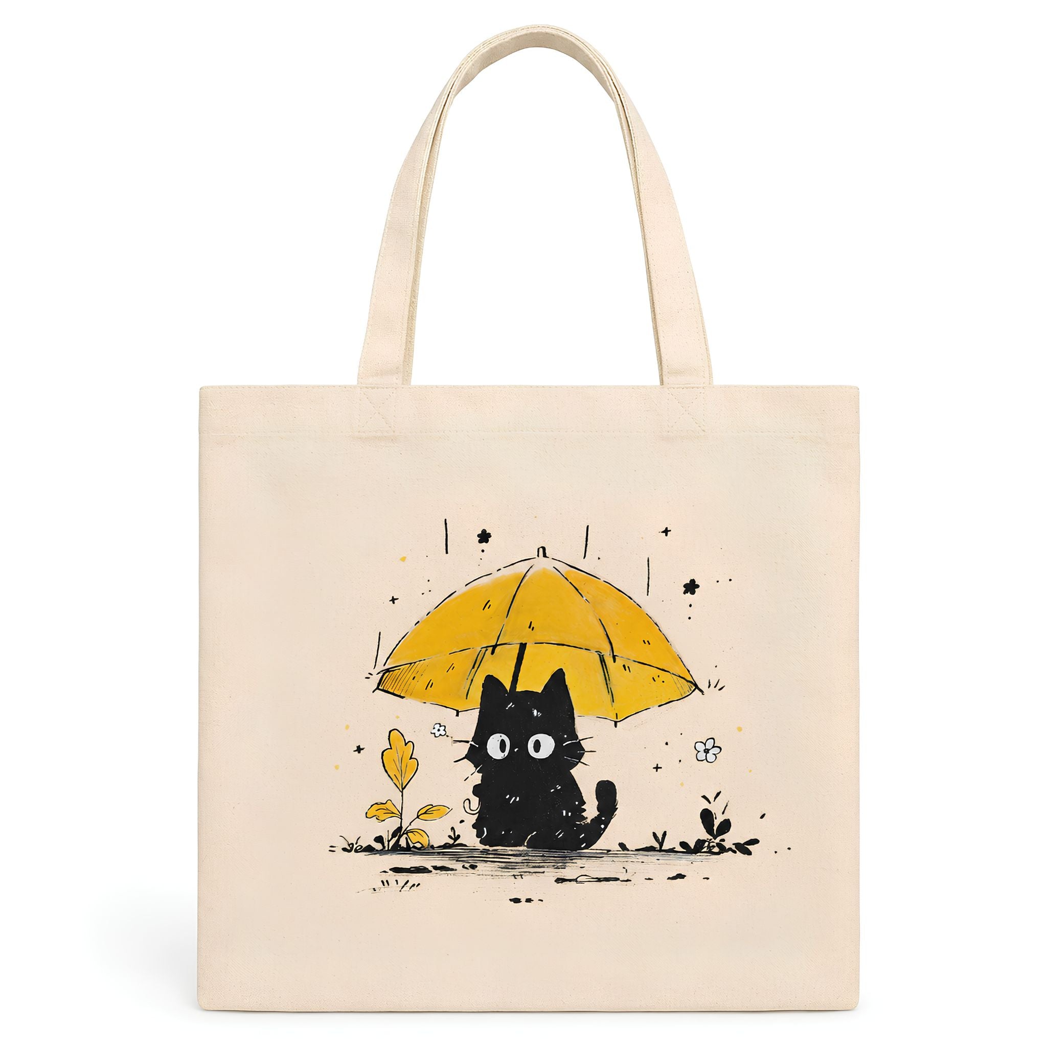 Printed Canvas Tote Bag with Multiple Design Options