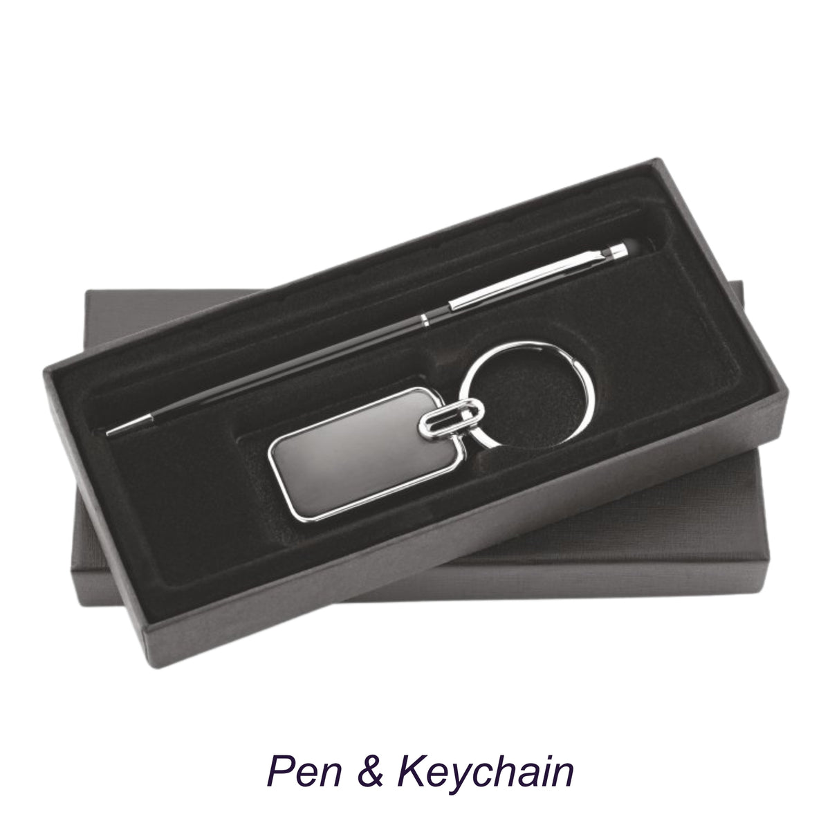 Pen & Keychain Corporate Gift Set | Customisable Business Gifting