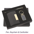 Pen, Keychain, Cardholder Corporate Gift Set | Customisable Business Gifting