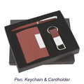 Pen, Keychain, Cardholder Corporate Gift Set | Customisable Business Gifting