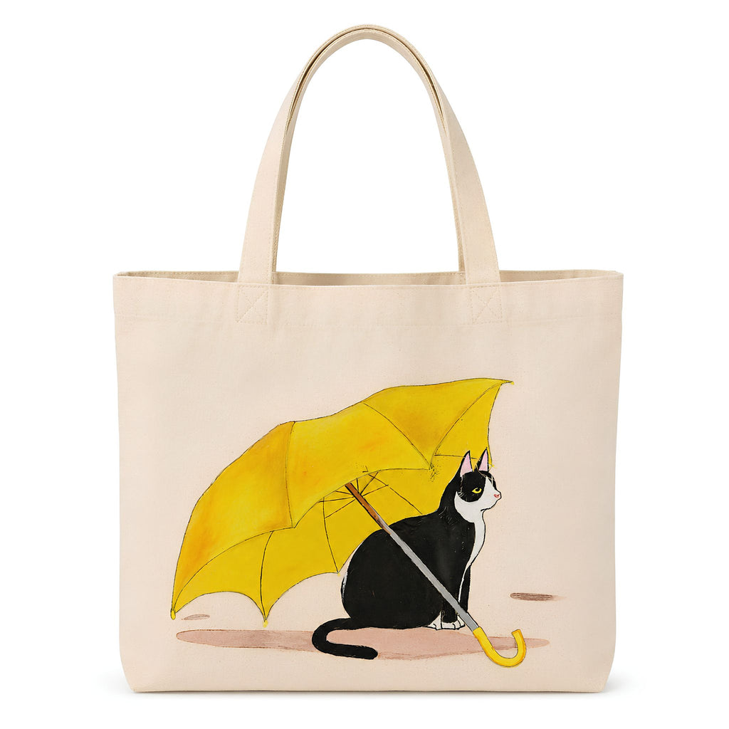 Printed Canvas Tote Bag with Multiple Design Options