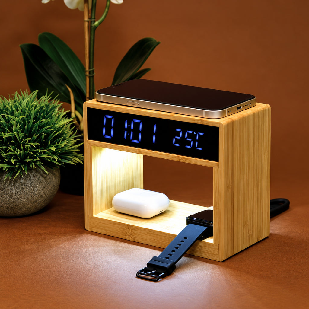 Wangari Cypress 6-in-1 Multifunction Wireless Charging Junction