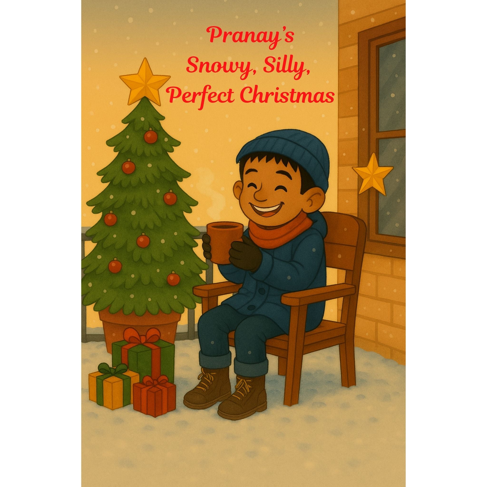 Personalized Story Book with Your Child's Name - Snowy, Silly,  Perfect Christmas