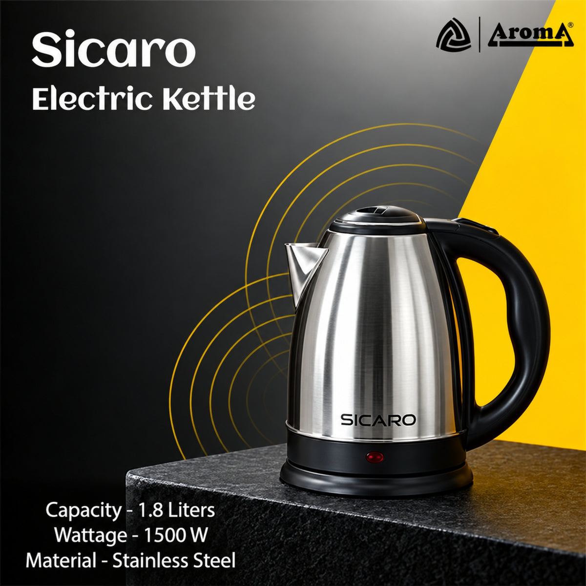 Aroma Sicaro Electric Kettle
