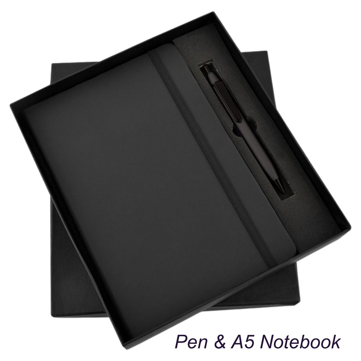 Black Elastic Corporate Gift Set | Customisable Business Gifting