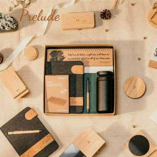 Prelude 5-in-1 Gift Hamper with Power Bank, Flask, Diary & Desk Essentials