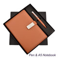 Diary Pen Tan Corporate Gift Set | Customisable Business Gifting
