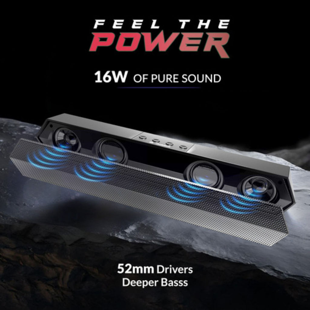 Joyride 16W SoundBar – Aroma Portable Wireless SoundBar (Mix Colors)