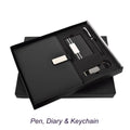 Diary 4 in 1 Black Corporate Gift Set | Customisable Business Gifting