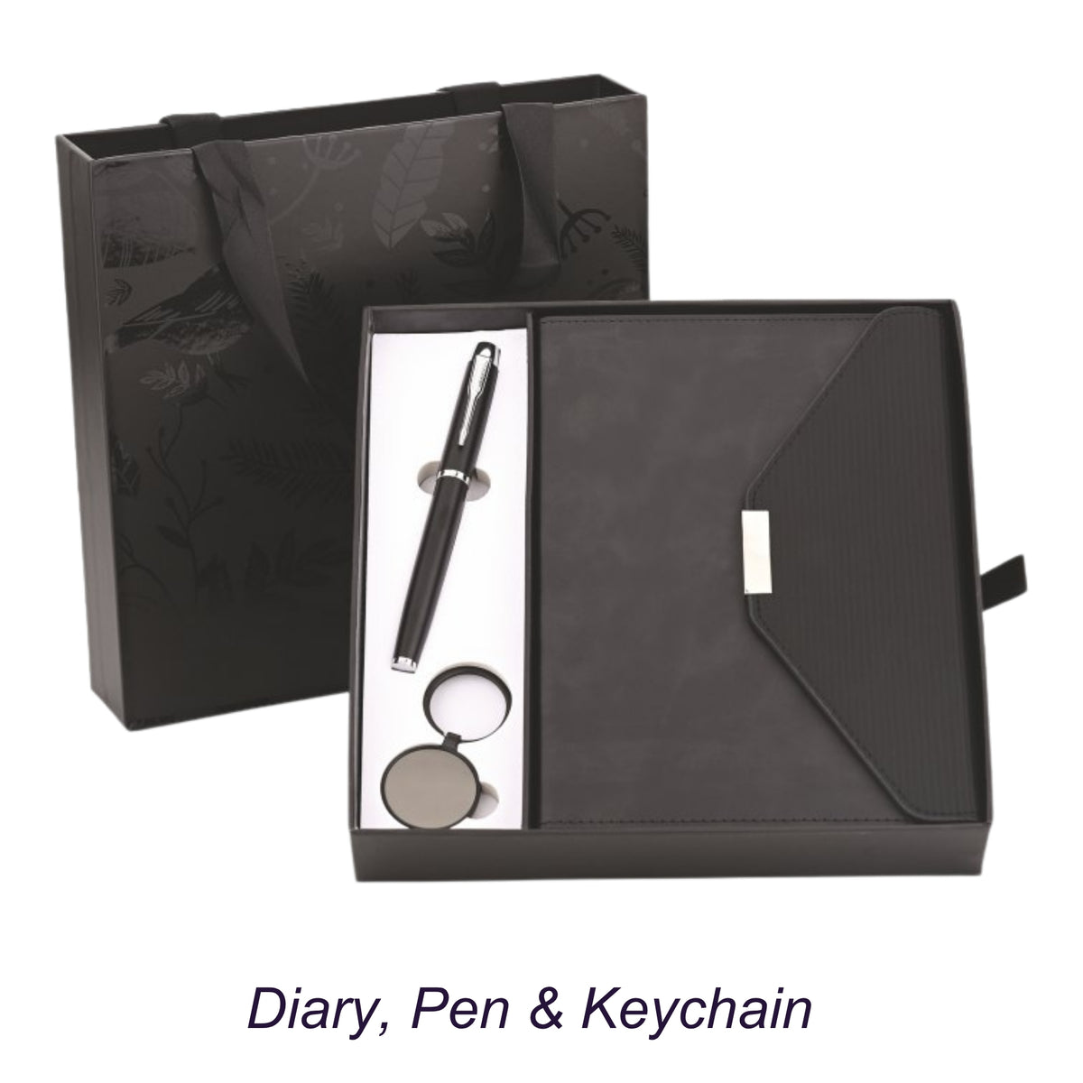 Metro Black 3 in 1 Corporate Gift Set | Customisable Business Gifting