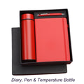 Bottle 3 in 1 Red Corporate Gift Set | Customisable Business Gifting