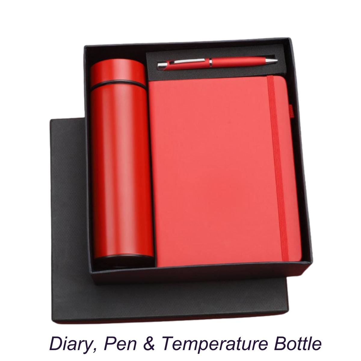 Bottle 3 in 1 Red Corporate Gift Set | Customisable Business Gifting